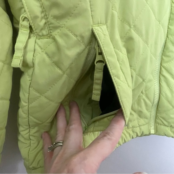 Columbia Interchange Quilted Jacket - XS Green/Yellow - Picture 4 of 10